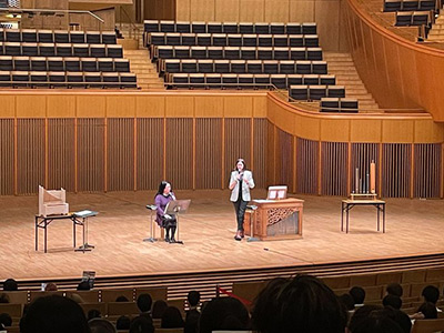 オルガン特別講義の様子